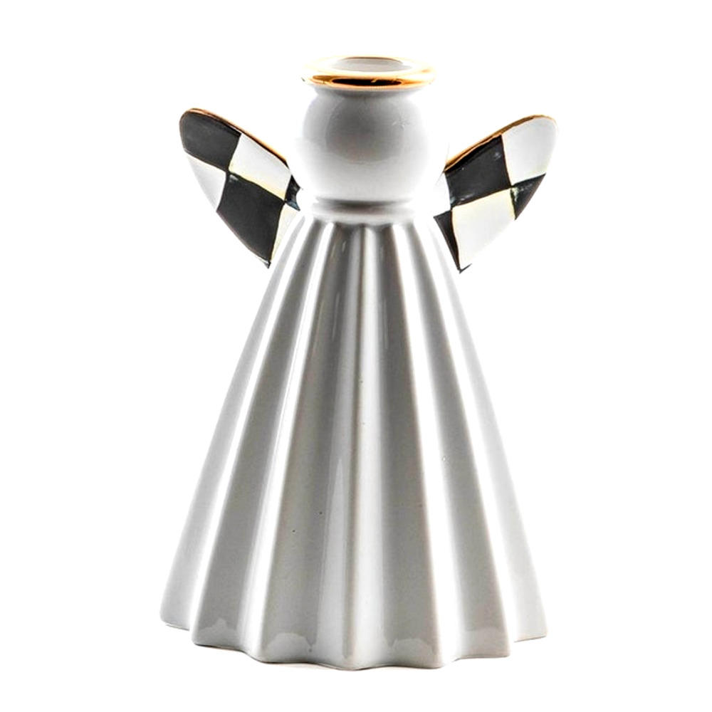 NEW Mackenzie-Childs Farmhouse Angel Candle Holder Christmas Holiday